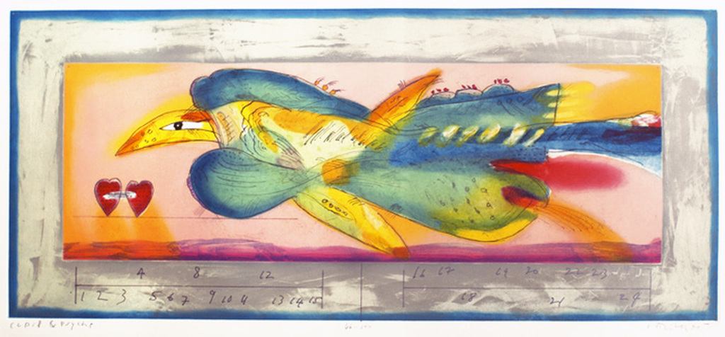 Norman Laliberte - Aquatint kleurenets - Cupid & Psyche verkocht voor € 150!