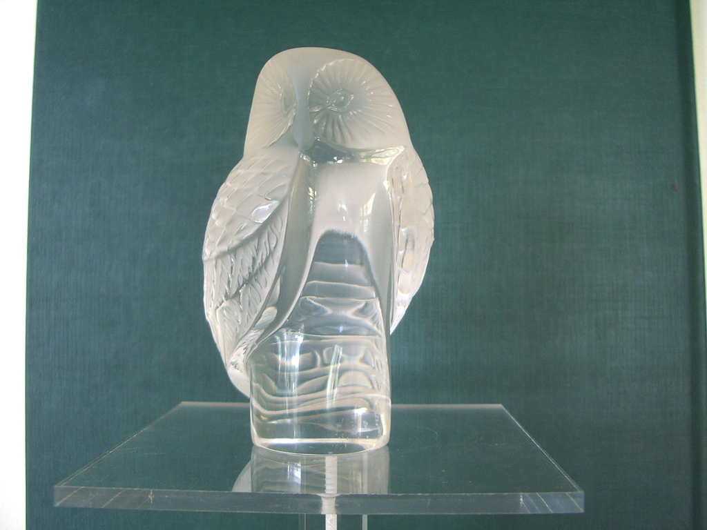 Lalique - gesatineerd glas - uiltje- chouette kopen? Bied vanaf 190!