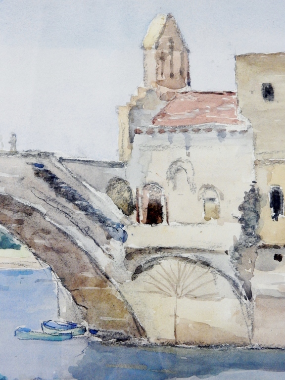 Bart Peizel (1887-1974) - Aquarel Frankrijk kopen? Bied vanaf 125!