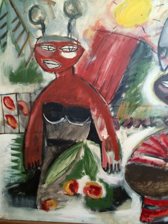 John Lie a Fo - Transformation (groot museaal werk, olieverf op doek) kopen? Bied vanaf 850!