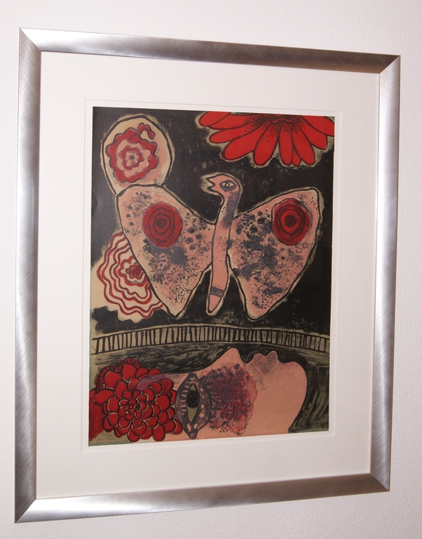 Corneille litho 'Un Reve' 1972 ingelijst. kopen? Bied vanaf 425!