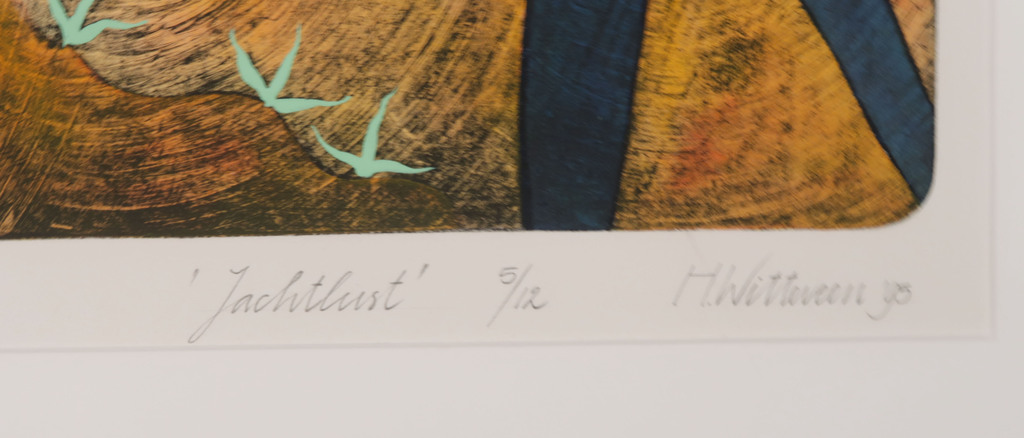 Hollie Witteveen: Handbewerkte Ets, Jachtlust kopen? Bied vanaf 35!