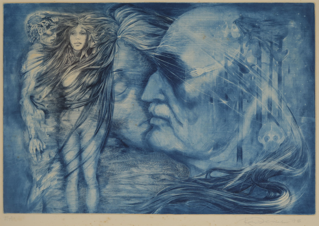 Onbekend gesigneerd: Gravure, Z.T. kopen? Bied vanaf 1!