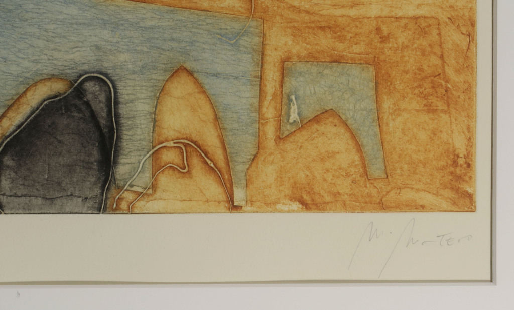 Onbekend gesigneerd: Ets, Z.T. - Ingelijst kopen? Bied vanaf 1!