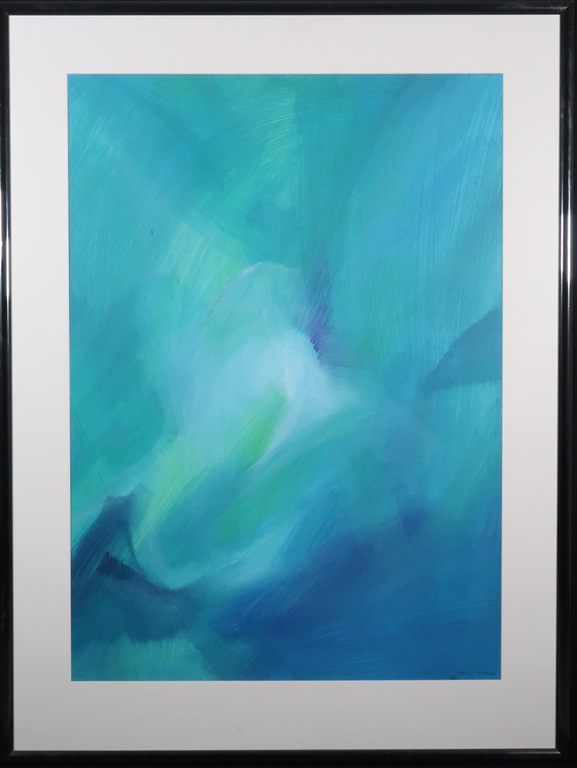 Diederik van Leeuwen: Acryl op papier, Kern van de mens - Ingelijst (Groot) verkocht voor € 80!