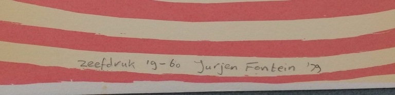 Jurjen Fontein - Strand - zeefdruk kopen? Bied vanaf 35!