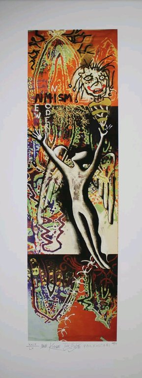 Mark Kostabi-Tony Esposito - Paul Kostabi - Giclee - 2014  verkocht voor € 90!