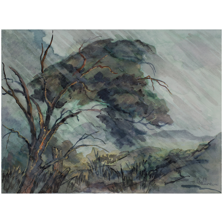 Thijs Mauve (1915-1996), aquarel,  kopen? Bied vanaf 45!