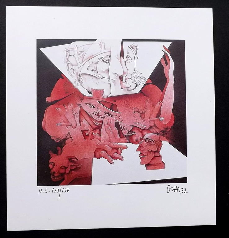 Malgorzata Konwerska - 3x gesgneerde litho - 1985 kopen? Bied vanaf 1!