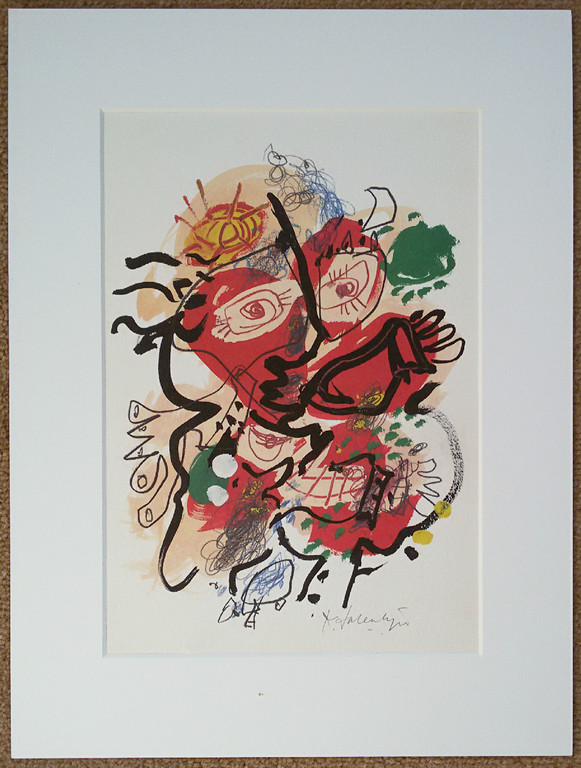 Kees Salentijn - Gezicht, litho (in passe-partout) kopen? Bied vanaf 35!