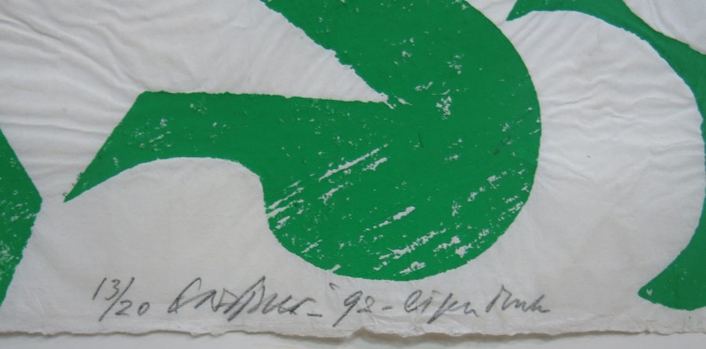 Carel Visser: Houtsnede, Schaakboordmotief   kopen? Bied vanaf 1!