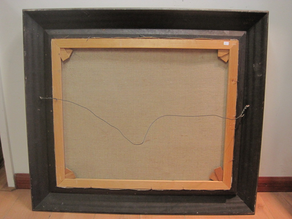 Mary Koekenbier (1942-) "winter in Alkmaar bij Molen van Piet" groot olieverf ! kopen? Bied vanaf 1!