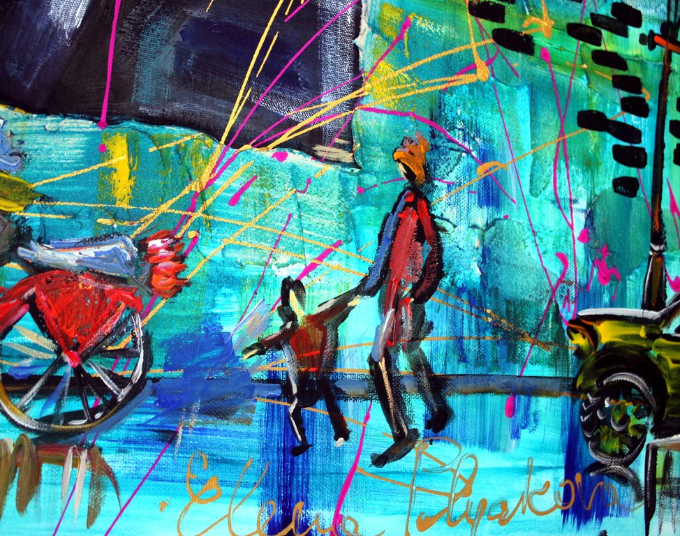 Elena Polyakova: Acrylverf , Graffiti artist kopen? Bied vanaf 95!