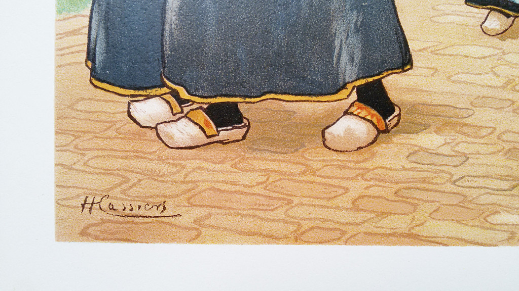 Henri Cassiers - Marken, chromolithografie kopen? Bied vanaf 30!