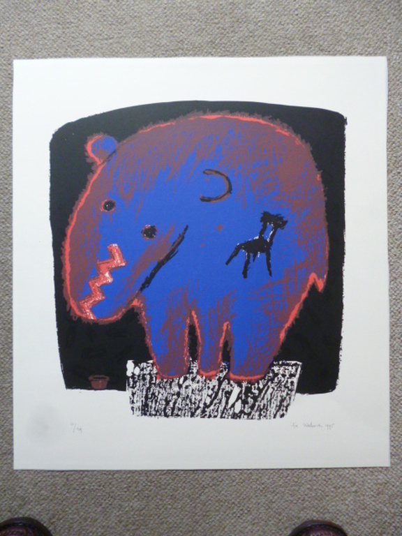 Ilja Walraven - zeefdruk - Dierfiguur kopen? Bied vanaf 25!