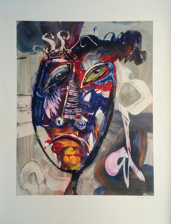 Jan te Wierik, zeefdruk op papier, titel  kopen? Bied vanaf 125!