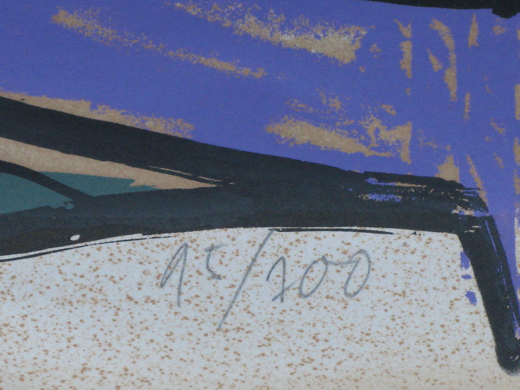 Modern werk uit 1988 - gesigneerd en genummerd. kopen? Bied vanaf 1!