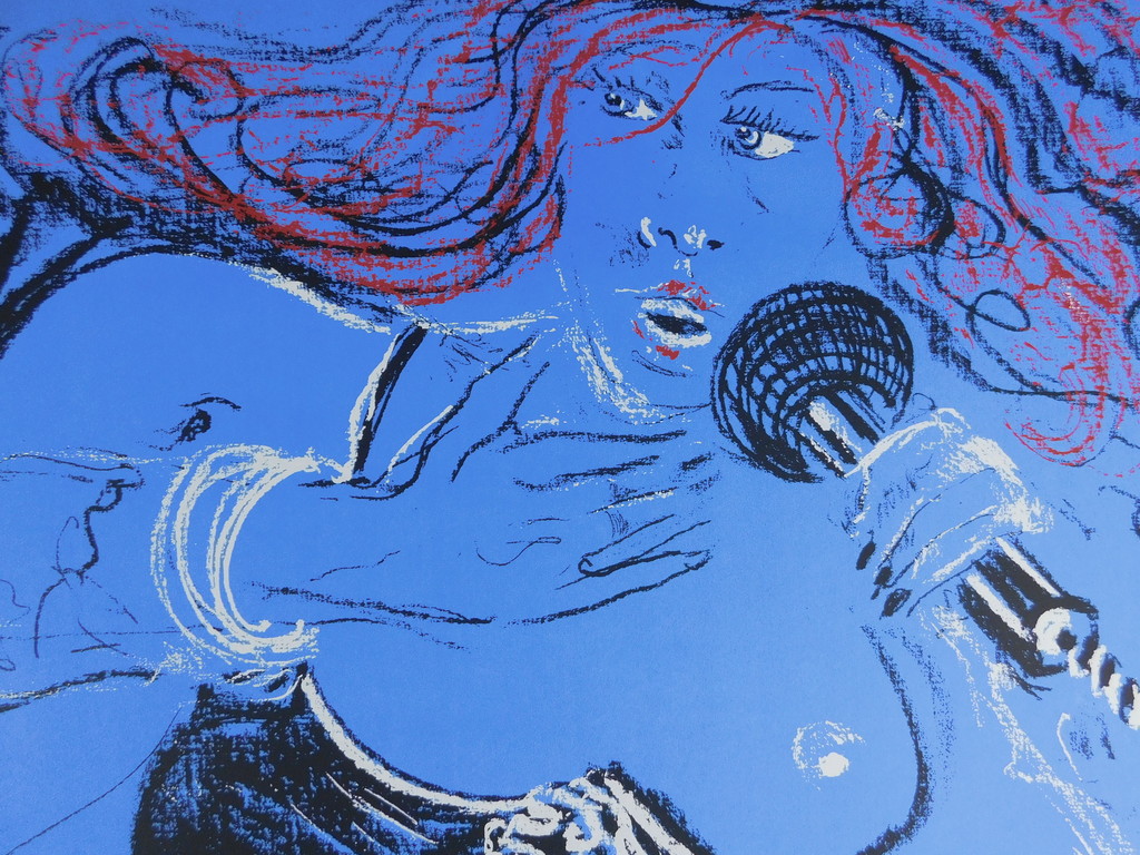 Dees de Bruyne - kleurenlitho - Femme Bleu kopen? Bied vanaf 85!