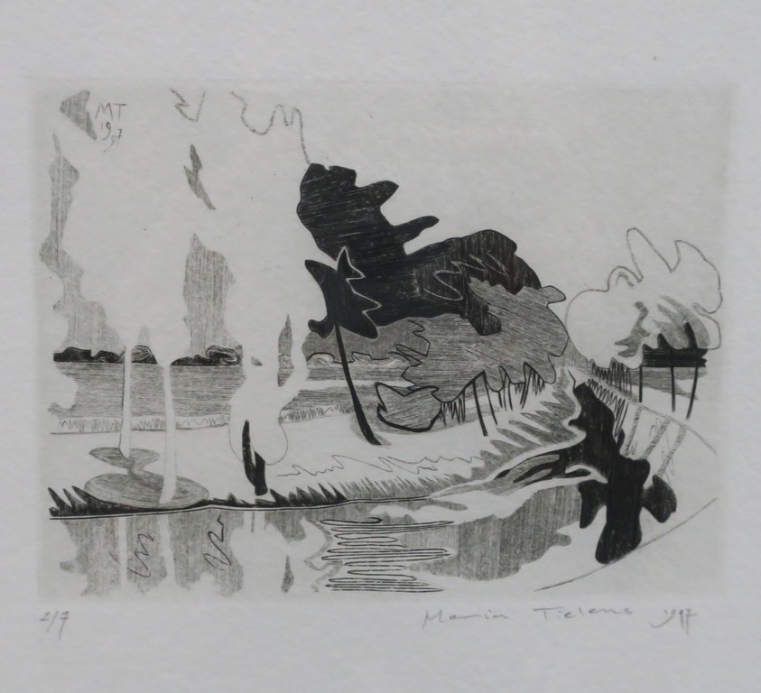 Maria Tielens: Droge naald, Buigende voorjaarsdag - Ingelijst kopen? Bied vanaf 1!