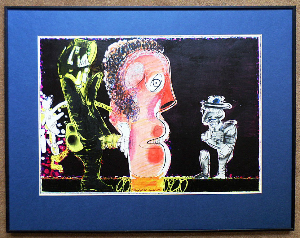 Janusz Przybylski - Lipiec 1981, gemengde techniek (mooi ingelijst, groot) kopen? Bied vanaf 120!