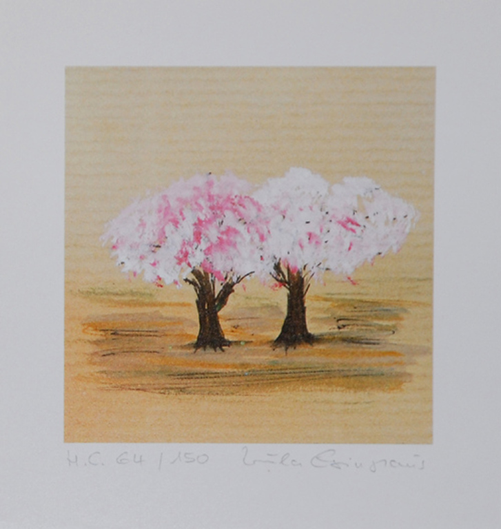 Ursula Ebinghaus: Lithografie, Landschap met bomen kopen? Bied vanaf 1!