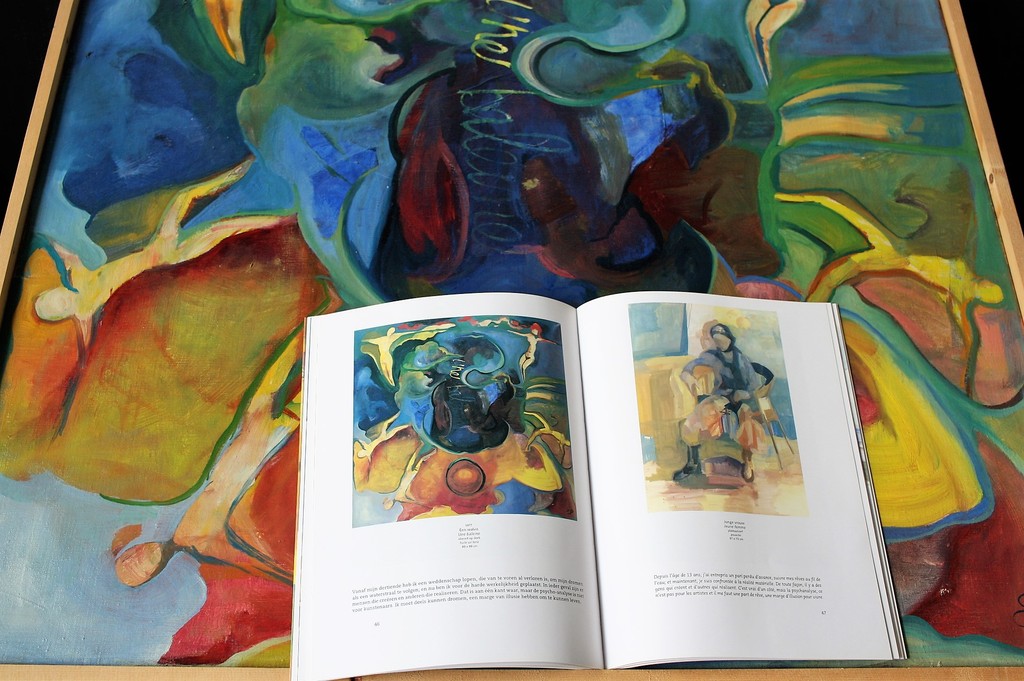 Evelyne Pommier (1952-1978), Een Walvis, olieverf op doek, 1976 kopen? Bied vanaf 100!