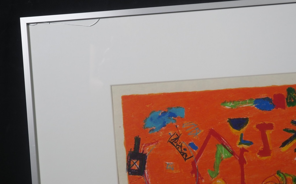 Gertie Janssen: Zeefdruk, Le plat pays II - Ingelijst kopen? Bied vanaf 40!