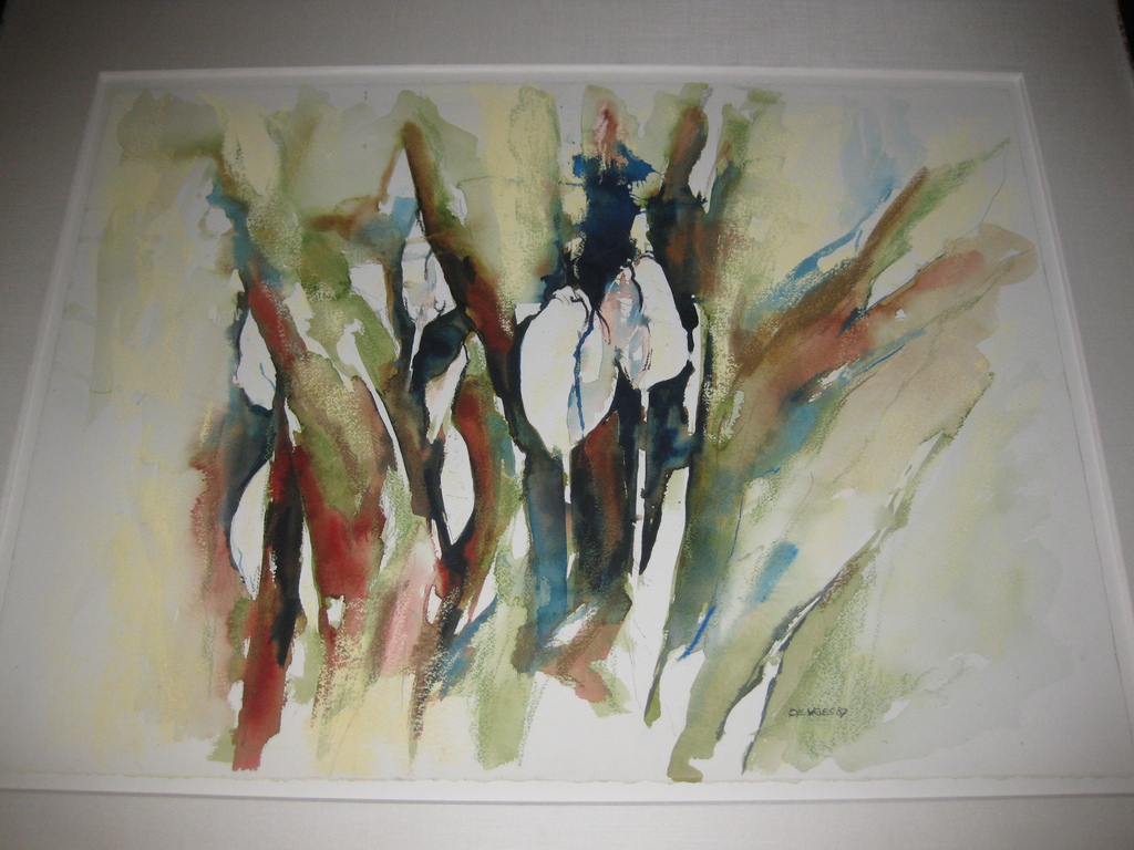 Aquarel met bloemen - Paul de Vries 57x76 cm kopen? Bied vanaf 1!