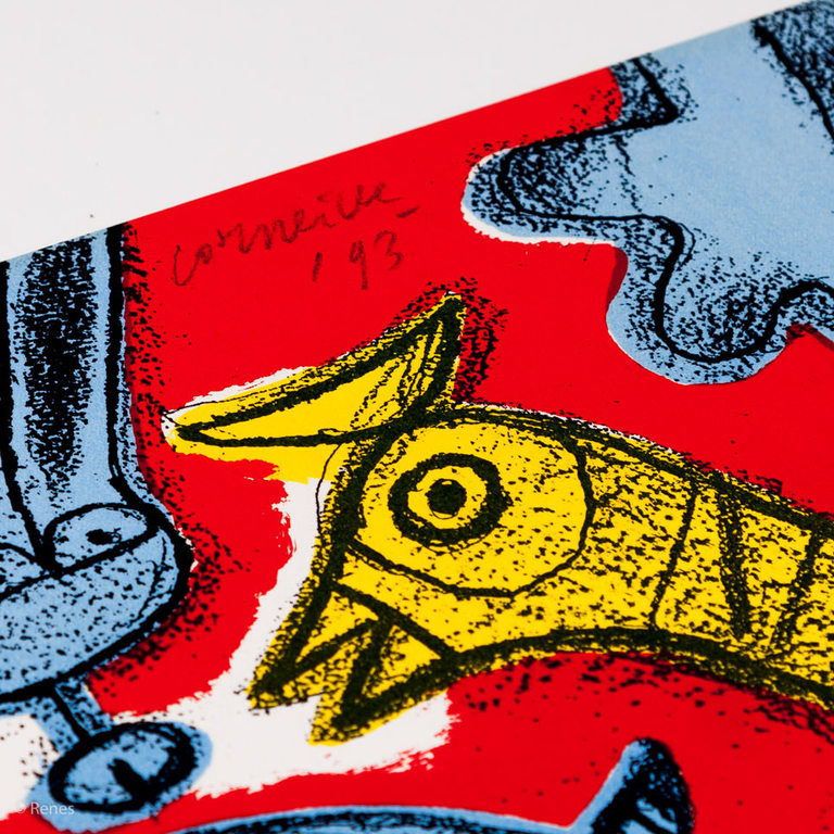 Corneille 'Songes du diable' - lithografie, oplage 999, handgesigneerd  kopen? Bied vanaf 100!