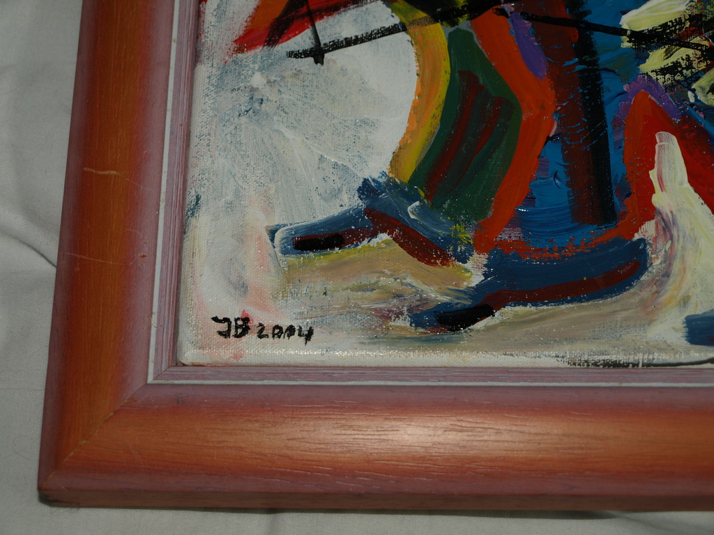 Jasper Banen (1962) : Acryl op doek – Polonaise –Gesigneerd & ingelijst - 2004  kopen? Bied vanaf 95!