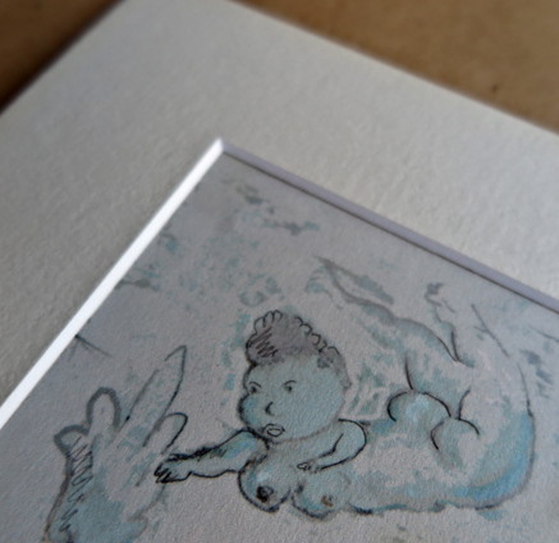 Jef van Tuerenhout - ‘What is on your mind’- Kleurenlitho -gesigneerd -ingelijst kopen? Bied vanaf 1!