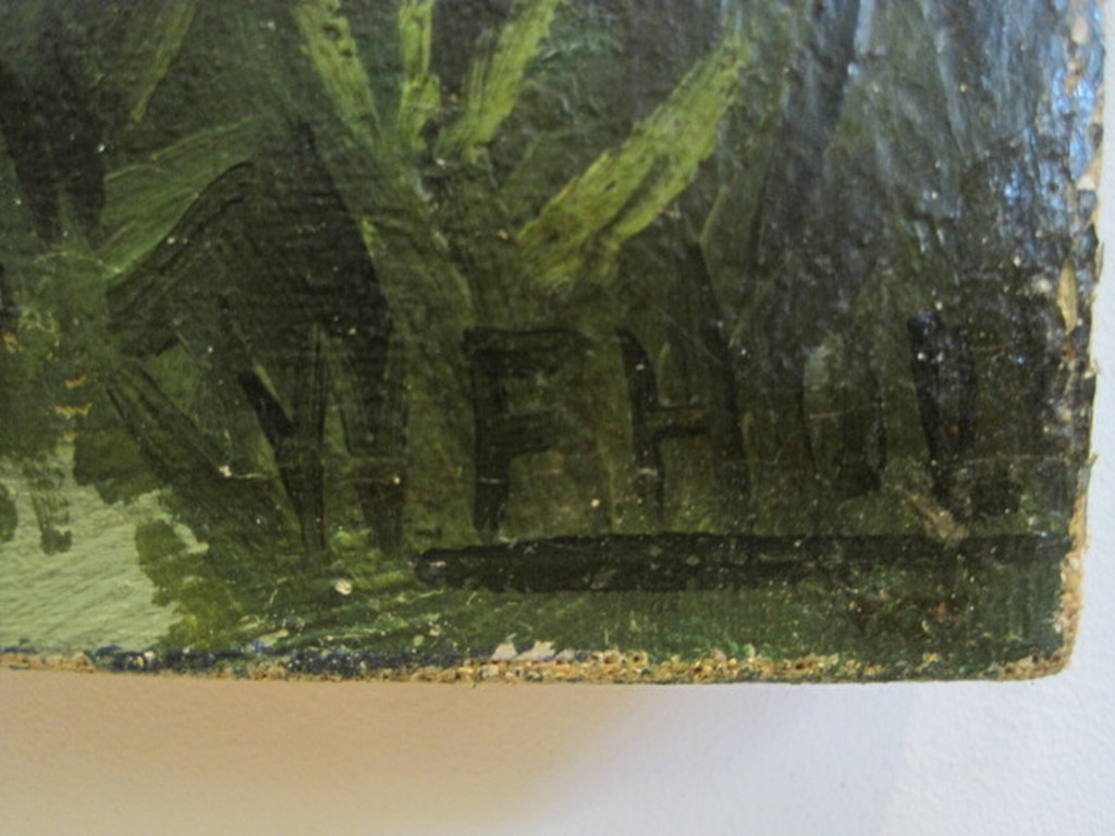 omstreeks 1900 olieverf/doek "koeien aan waterkant" met signatuur kopen? Bied vanaf 1!