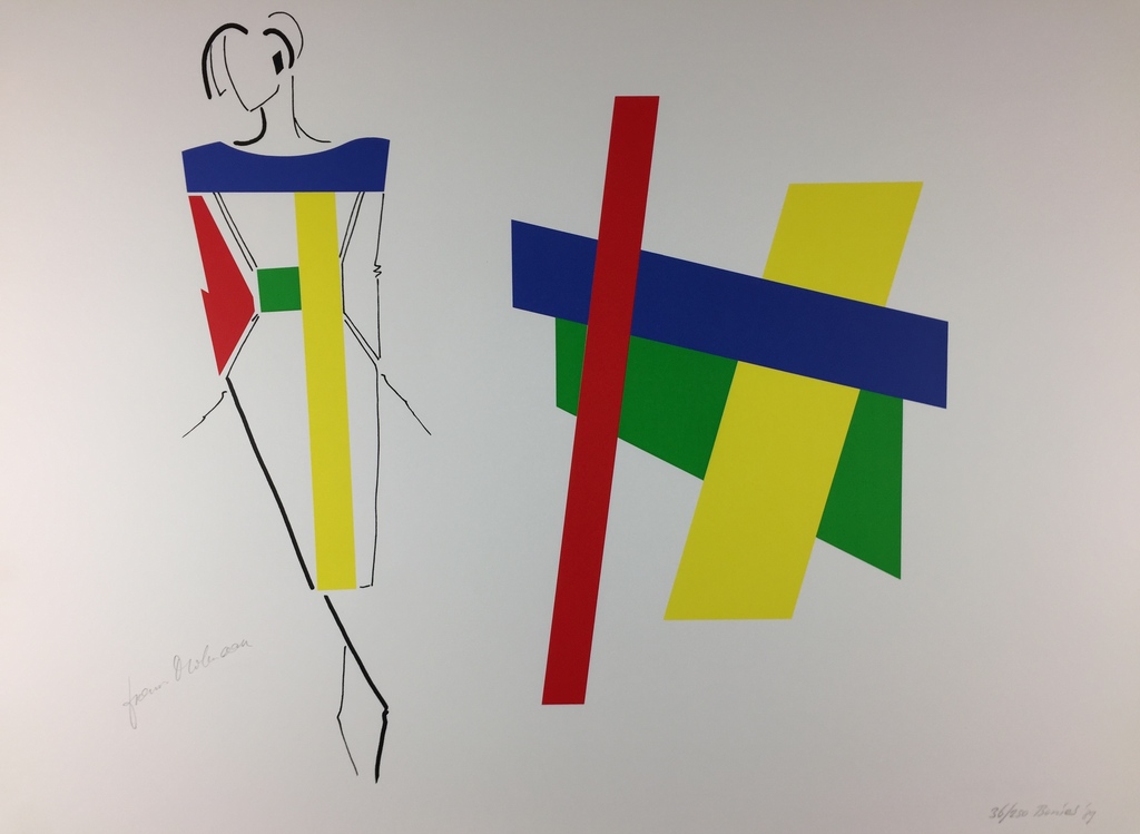 Bob Bonies & Frans Molenaar, zeefdruk, 1989 verkocht voor € 99!