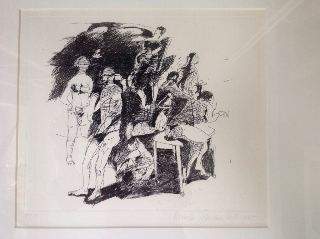 Herman van der Hoff ,ets , Samen kopen? Bied vanaf 60!