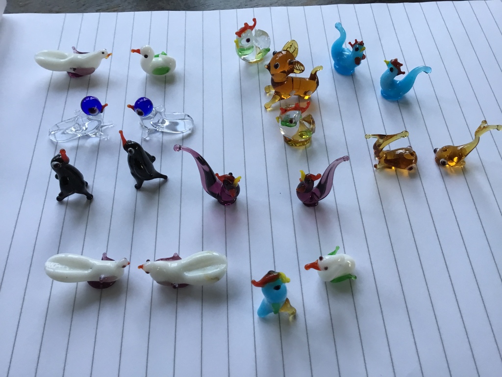 Dieren miniature anni 70-Isola di Murano Venezia 20 pz assortment kopen? Bied vanaf 5!