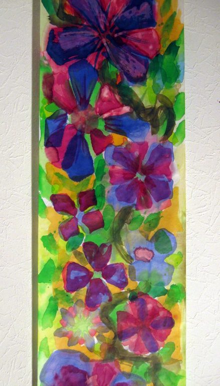 Ernst Vijlbrief - grote aquarel op rijstpapier - 30,5 x 165 cm kopen? Bied vanaf 75!
