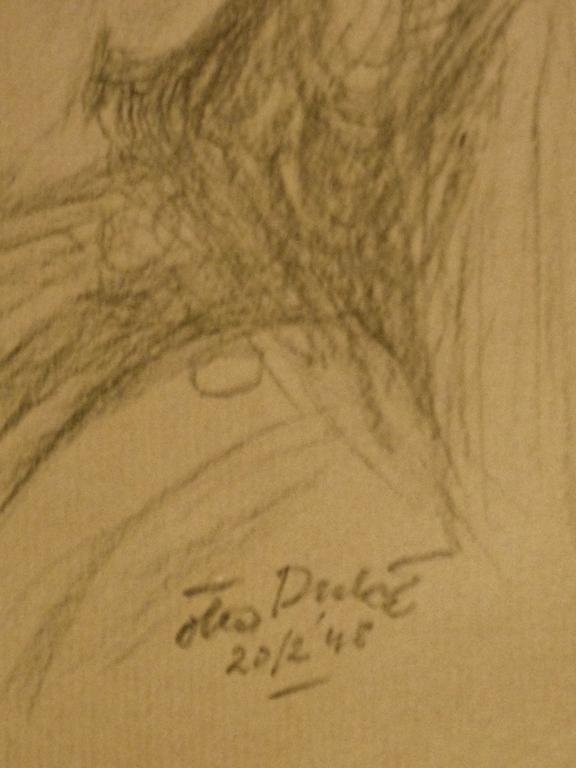 Otto Dicke  potloodtekening kinderportret kopen? Bied vanaf 30!