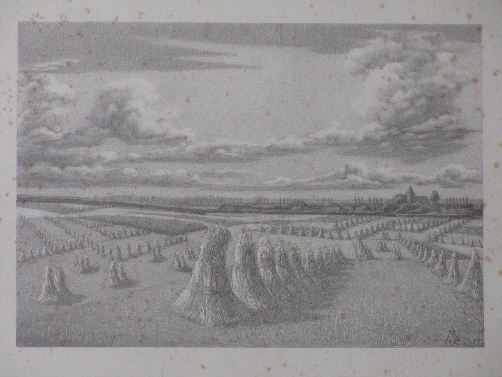 Simon Moulijn, Zomer rond Laren, Litho 1902 kopen? Bied vanaf 1!