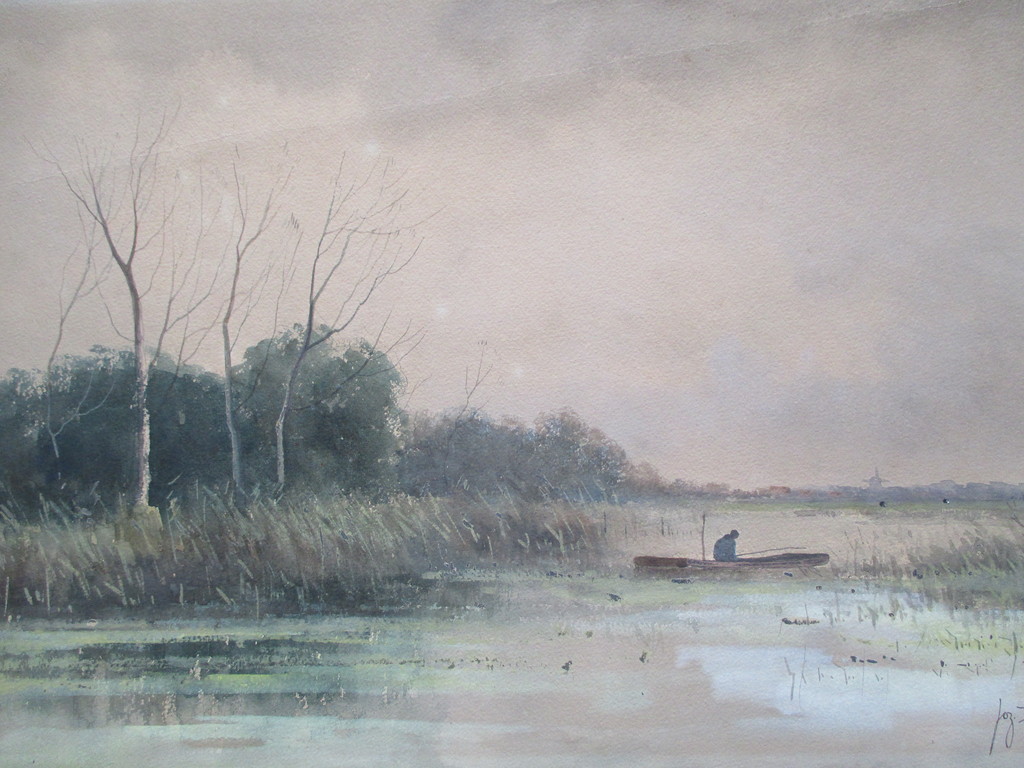 Doeleman, aquarel kopen? Bied vanaf 1!