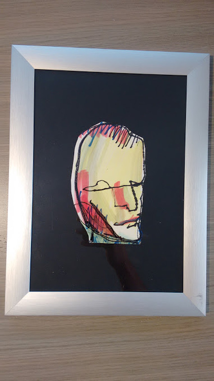 Herman Boord tekening, Head, ingelijst + HBM certificaat kopen? Bied vanaf 240!