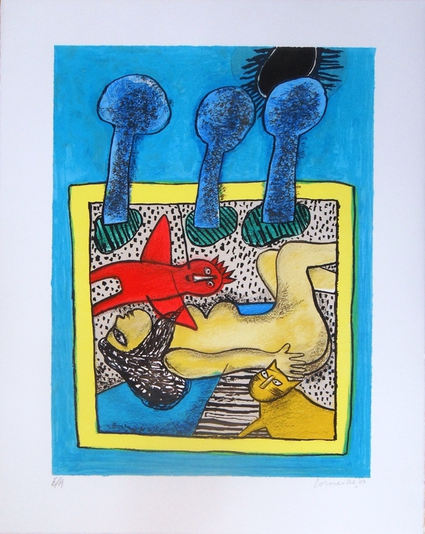 Corneille : compositie 2 (mooie litho) verkocht voor € 110!