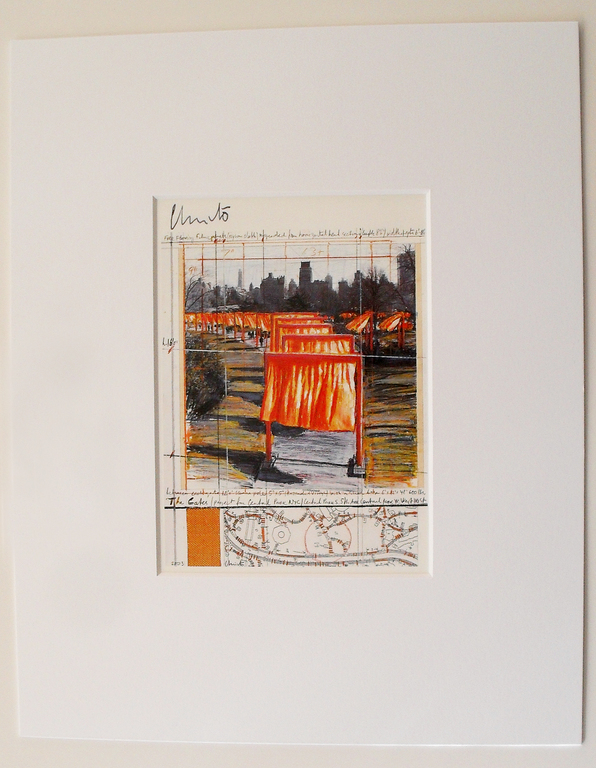Christo - The Gates - Project voor NYC - handgesigneerd kopen? Bied vanaf 50!
