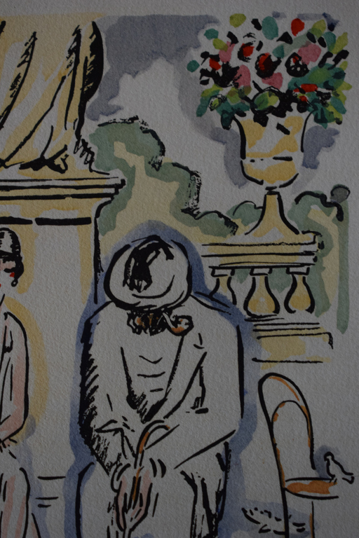 Kees van Dongen - Pochoir uit La Garconne - Het Rustmoment kopen? Bied vanaf 150!