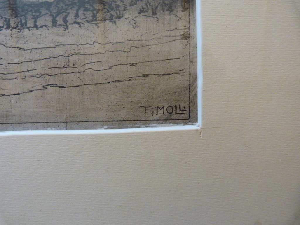Tijmen Moll  (  1890  -  1975  )  -  tekening. kopen? Bied vanaf 1!