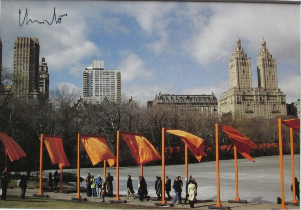 Christo - Project for Central Park, NYC - The Gates - handgesigneerd kopen? Bied vanaf 45!