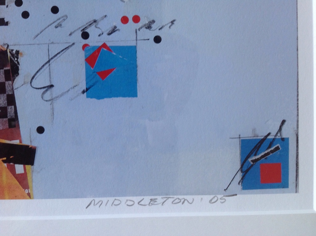 Sam Middleton: Zeefdruk , Jazz groot werk 115 x 75 cm  kopen? Bied vanaf 125!