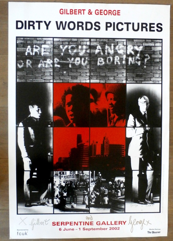 Gilbert&George - Offset-litho: Dirty Words - 2002 kopen? Bied vanaf 60!