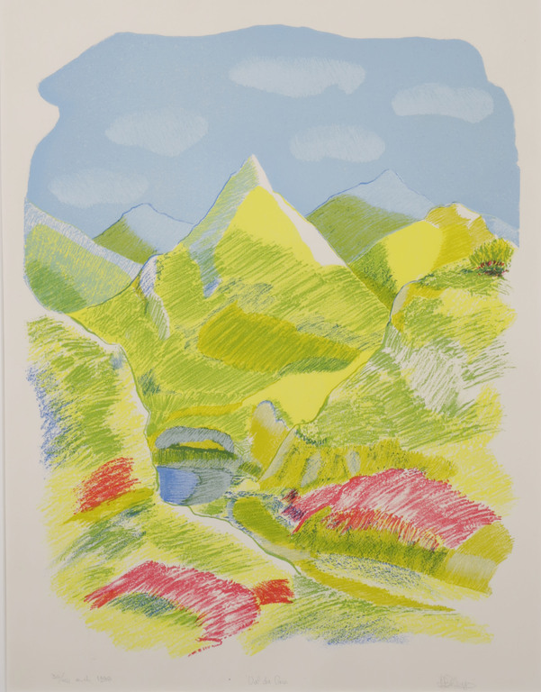 Ami Bernard Zillweger: Litho, Val da Cam - Ingelijst kopen? Bied vanaf 1!