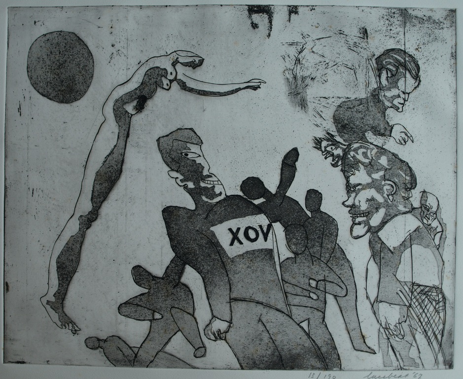 Lucebert : Ets en aquatint – VOX – Gesigneerd – 1967 kopen? Bied vanaf 100!