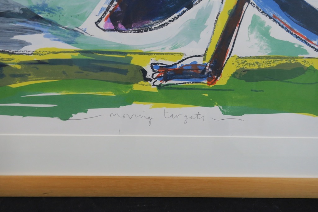 Anton Vrede: Litho, Moving targets - Ingelijst (Groot) kopen? Bied vanaf 50!